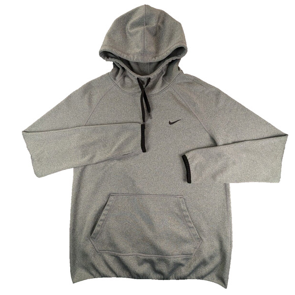 Nike Therma-Fit Hoodie Small Men's Activewear Sweater Training Sportswear Gray - Picture 1 of 10